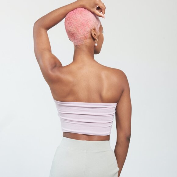 5 Pack Women’s Purple Tube Tops | Basic Fitted, Soft & Stretchy, Made in USA - Picture 4 of 4